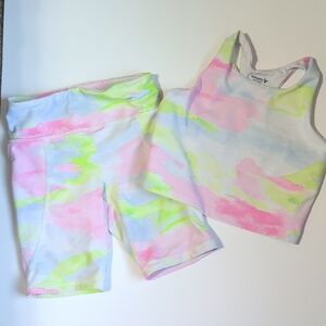 Girls S/M Colorful Activewear/ Dancewear Set Old Navy Powersoft